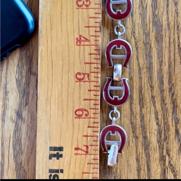 70’s Sterling Silver Italian Milor link cuff . - Picture 3 of 4